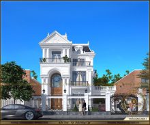 Dự Án Biệt Thự 3 Tầng Tân Cổ Điển Anh Chiến, Đan Phượng