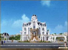 Dự Án Thiết Kế Dinh Thự Lâu Đài 3.5 Tầng Tân Cổ Điển Nhà Anh Sum 5