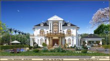 Dự Án Thiết Kế Biệt Thự Nhà Vườn 2 Tầng Mái Thái Đẹp 1