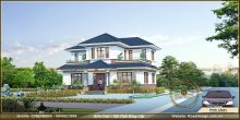 Dự Án Biệt Thự Mái Thái 2 Tầng Diện Tích 28,5x18m Nhà Anh Hải 2