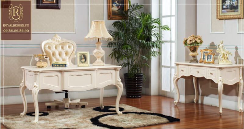 Bàn giám đốc tân cổ điển cho lãnh đạo cấp cao