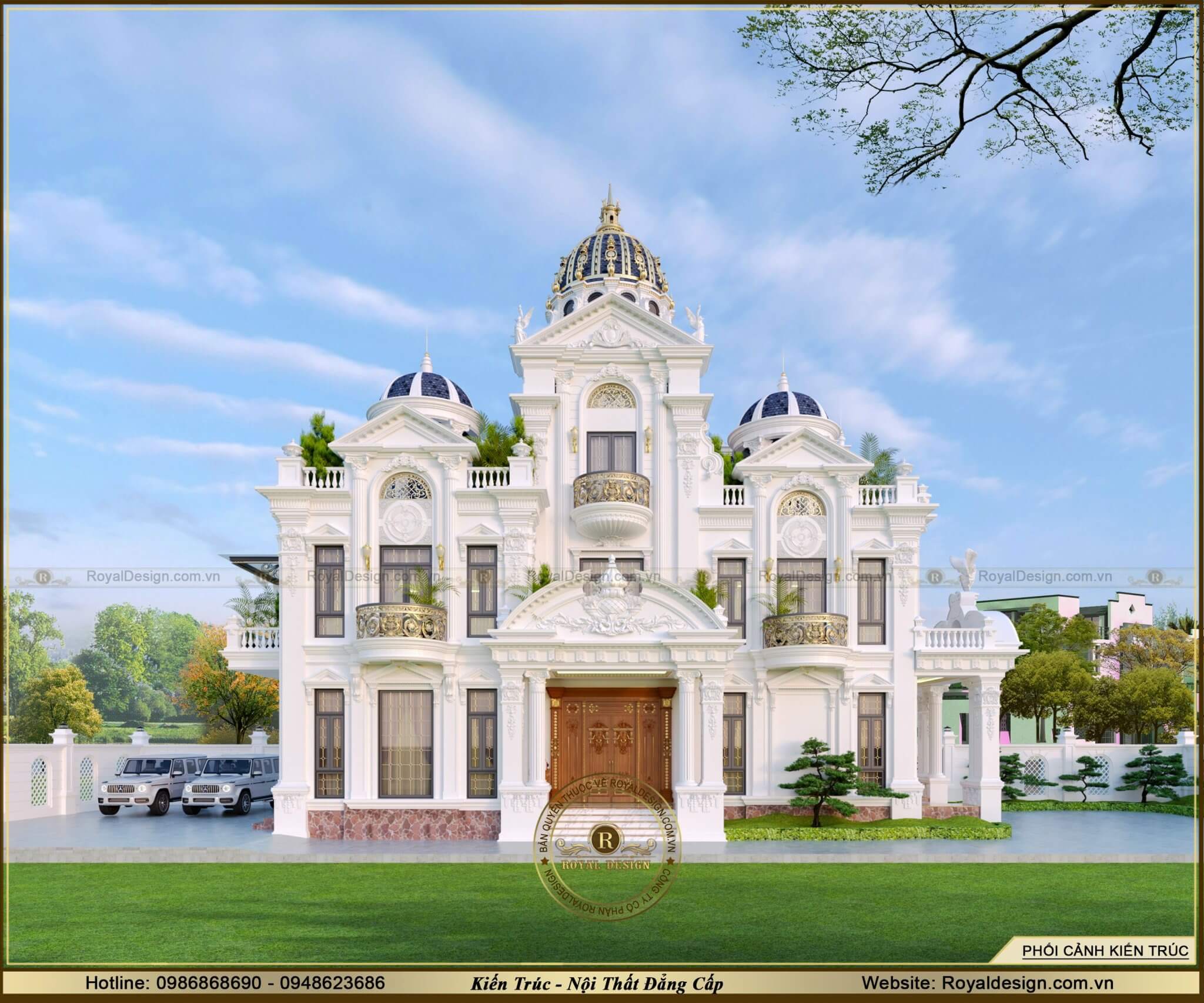 Royal Design là thương hiệu chuyên thiết kế kiến trúc tân cổ điển