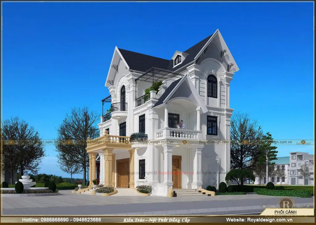 Kiến trúc kết hợp cây cối thoáng đãng