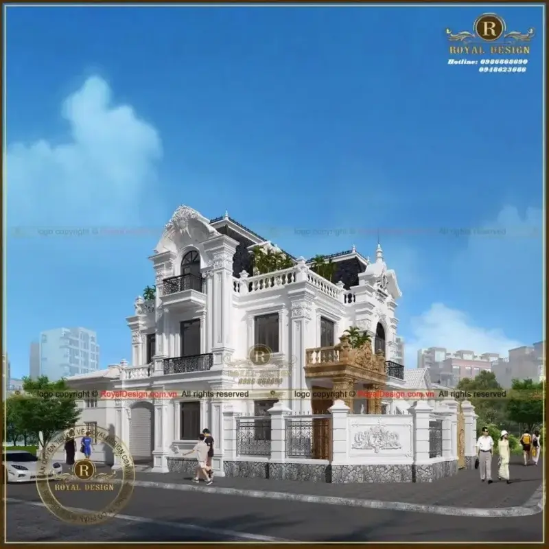 Không gian ban công trên cùng được làm nơi trồng cây xanh và không gian xanh cho gia đình