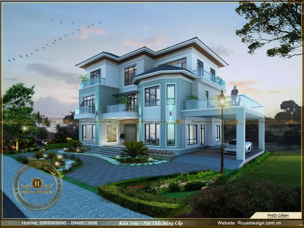 Không gian sân vườn được chú trọng đầu tư rất chỉnh chu