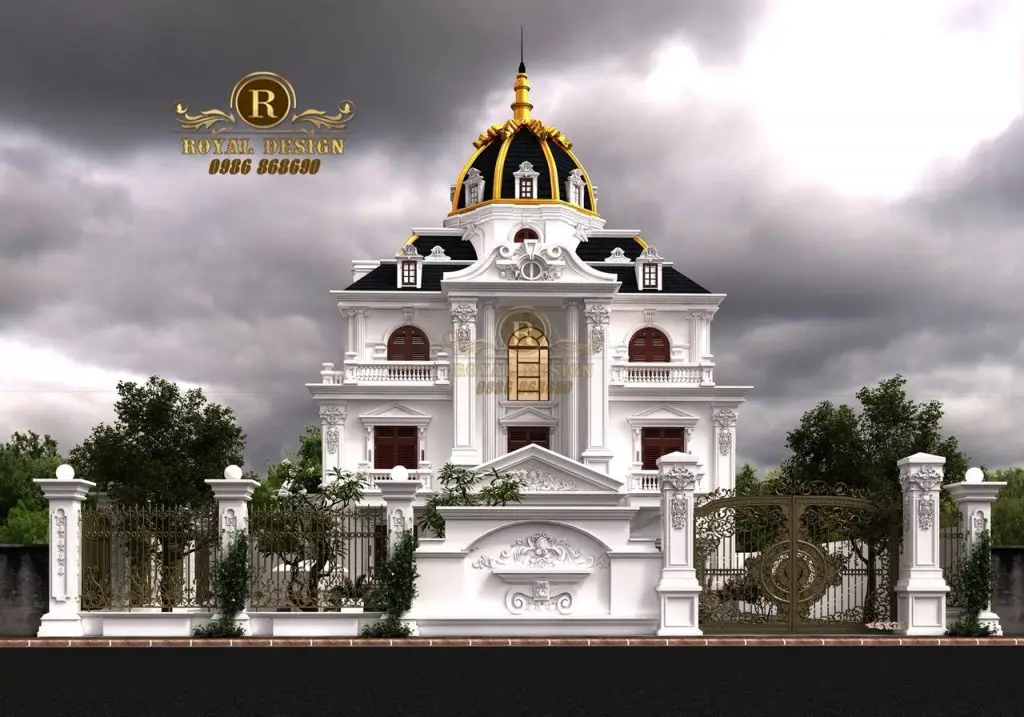Lâu đài dinh thự kiểu Pháp tân cổ điển đẳng cấp 