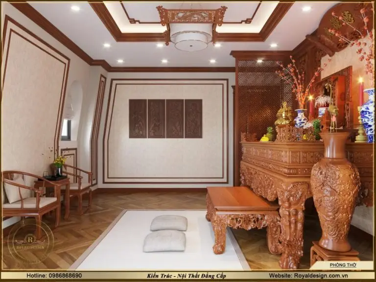 Tổng quan phòng thờ đẹp và trang trọng