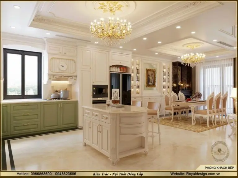 Góc nhìn từ phòng bếp của căn Duplex