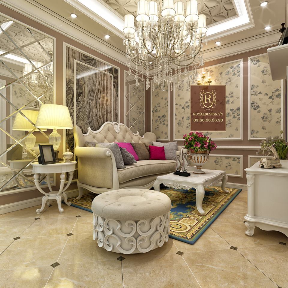 Dự Án Thiết Kế Nội Thất Chung Cư Tân Cổ Điển 76m2 – HH2 Linh Đàm